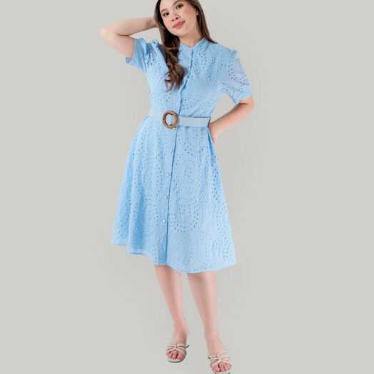 Elizabeth Clothing – Dress Midi Brokat 0559-1429