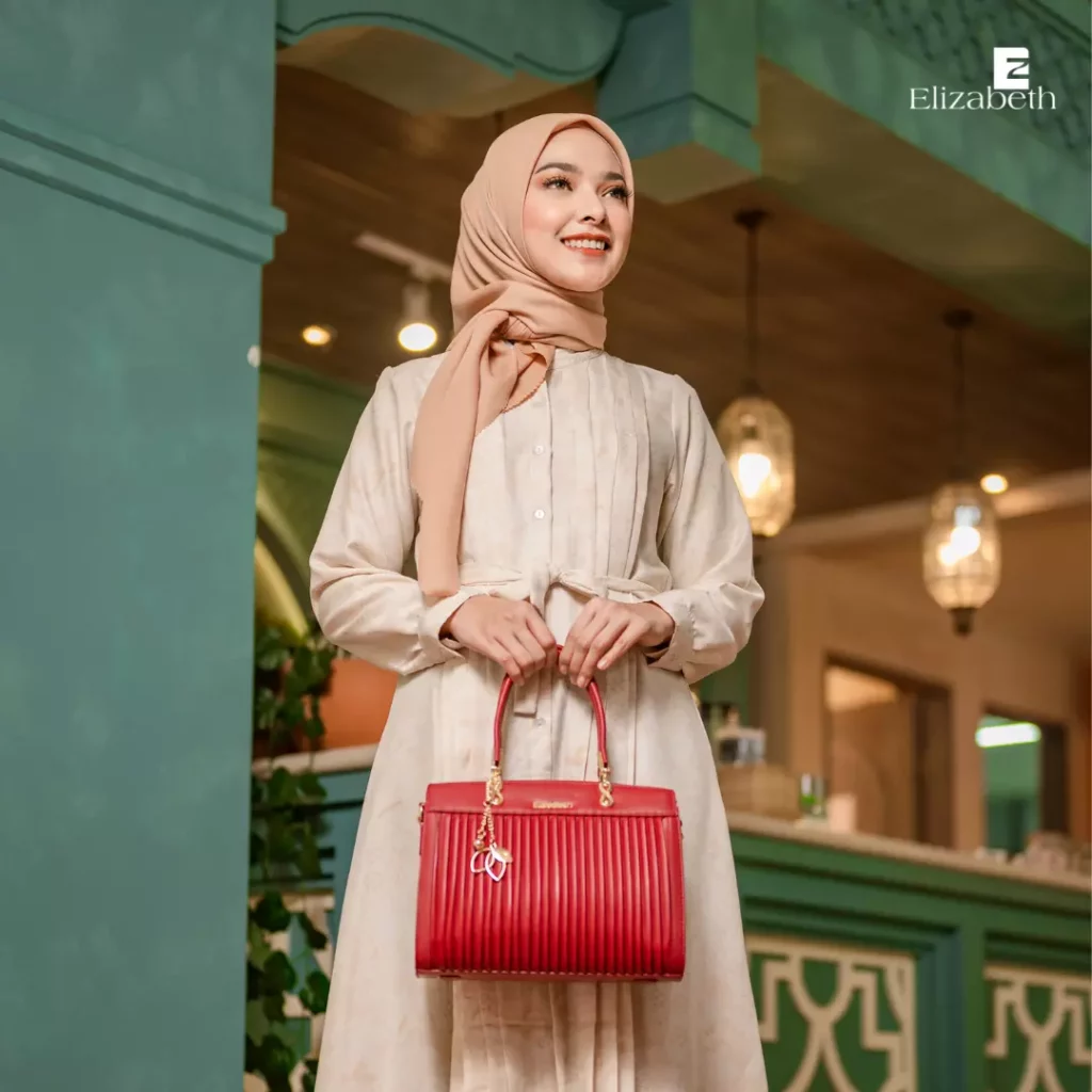 Rekomendasi Baju Lebaran by Elizabeth - Gamis Coklat Muda