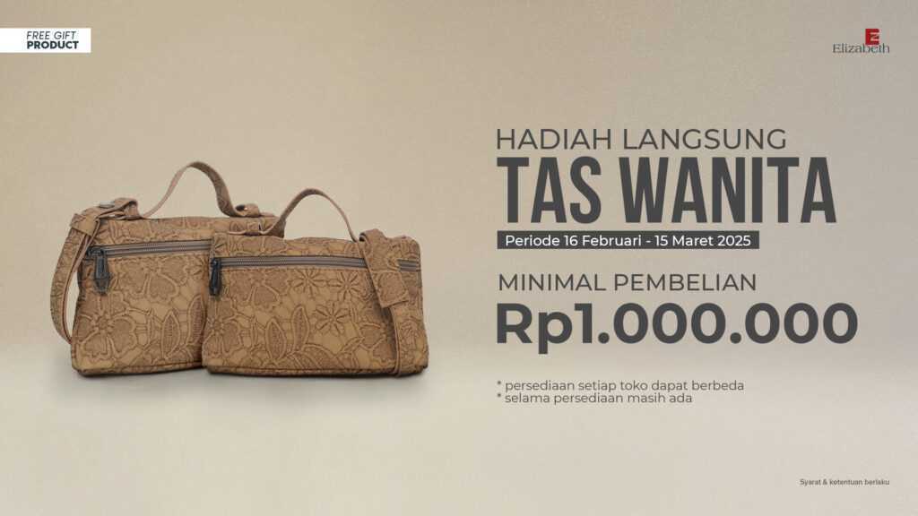 Hadiah Tas gratis dari Elizabeth