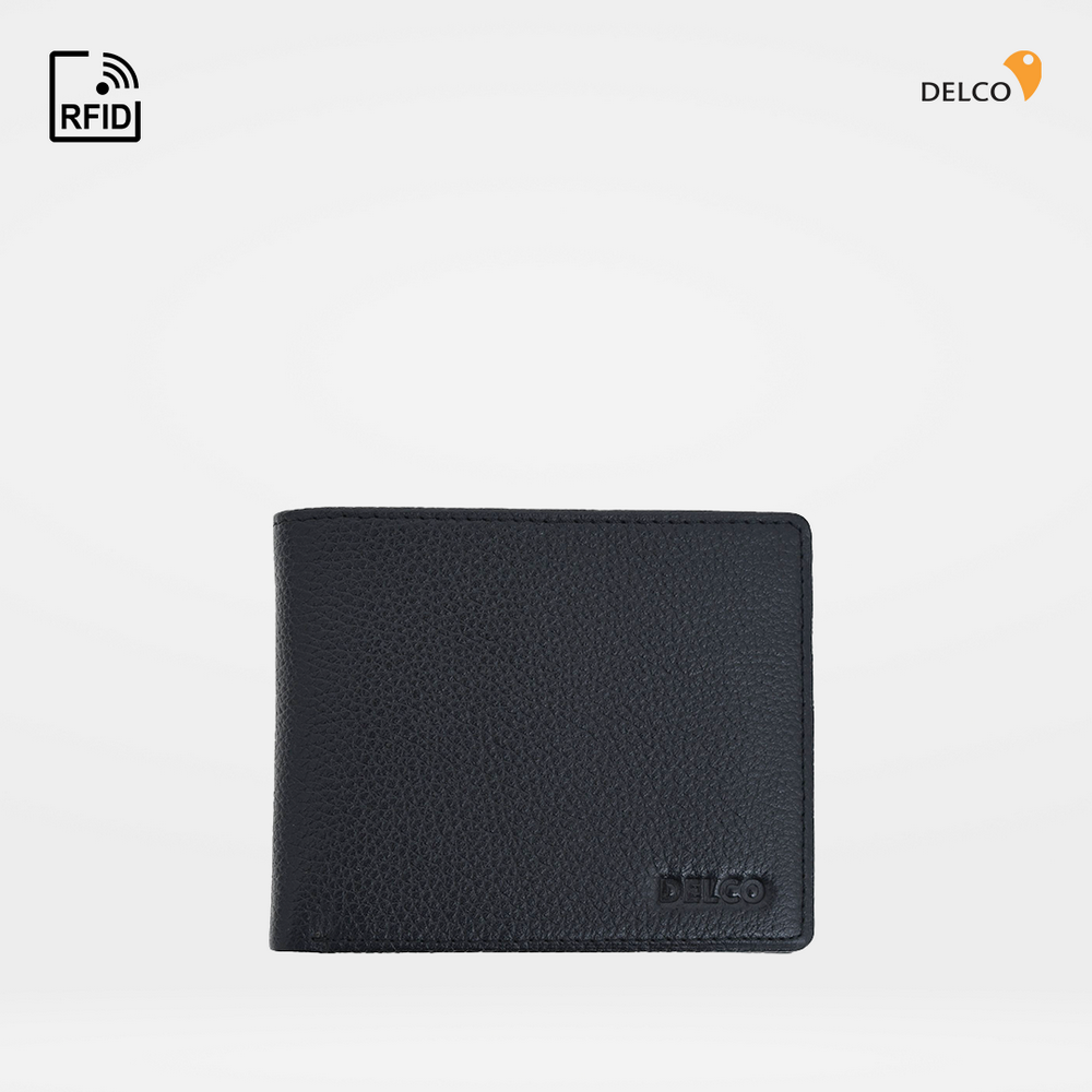 Dompet Pria Delco Leather Wallet 0113-0016 (ANTI-RFID)