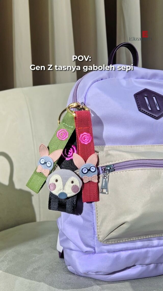 Tas kamu belum rame? Waktunya upgrade!☁️

Gantungan tas lucu dari Elizabeth siap nemenin kemana pun kamu pergi💼💖
Yuk cek koleksi lengkapnya di www.elizabeth.co.id atau Elizabeth Mobile App!

--
in frame:
Gantungan Tas Elizabeth Bag Charm 0029-0823 -- idr 21.000
Gantungan Tas Elizabeth Bag Charm 0029-0824 -- idr 21.000
Gantungan Tas Elizabeth Bag Charm 0029-0825 -- idr 25.000

#Elizabeth
#ParagonOfElegance
#BagToSchool
#TasSekolah
#TasSekolahAnak
#PromoTas 
#BagCharm